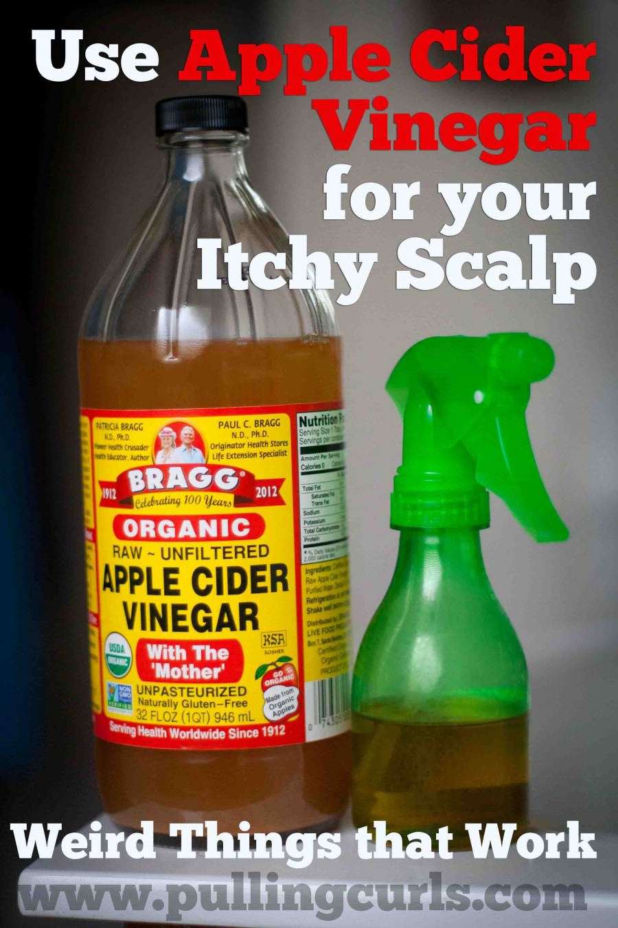 Use Apple Cider Vinegar for your Itchy Scalp