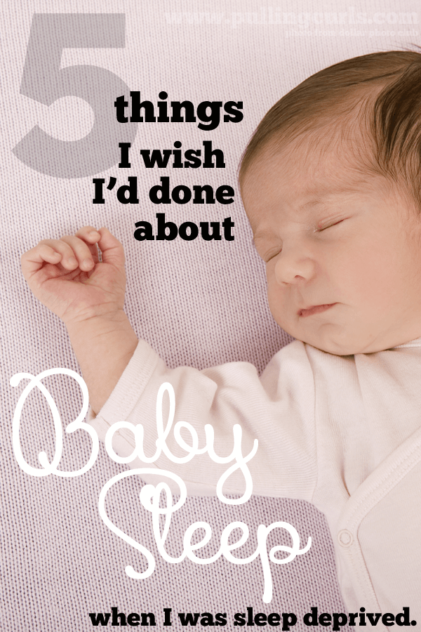 Six years after I'm done having babies NOW I get the epiphany about baby sleep . Let me share it with you!