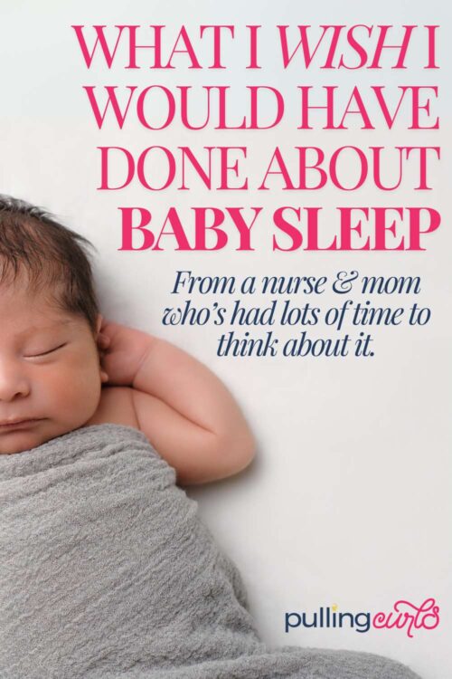 baby sleeping // what I wish I would have done about baby sleep // from a nurse & om who had lots of time to think about i.t
