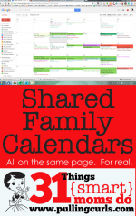 Online Family Calendar Pulling Curls