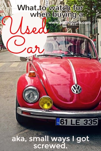 When buying a used car there are a few little areas to watch out for. Sure, you settle on a price, but there's still plenty of ways for them to gouge you!