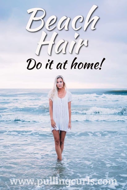 sea salt hair spray | water | curls | hair | beach hair