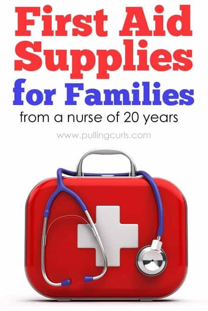 First aid supplies are general things most families keep on hand for emergencies. They aren't going to cover EVERY emergency, but most of them. As an RN for 20 years I have a good idea of what to keep on hand.