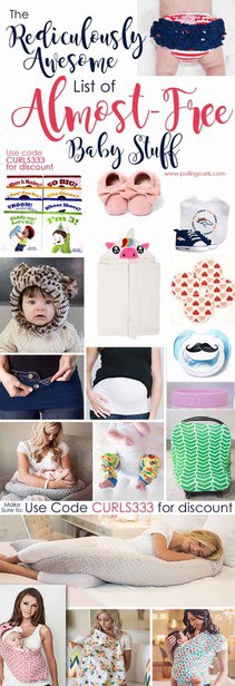 Almost free baby stuff! Pregnancy / new mom / new parents / pacifier / sling / diaper cover