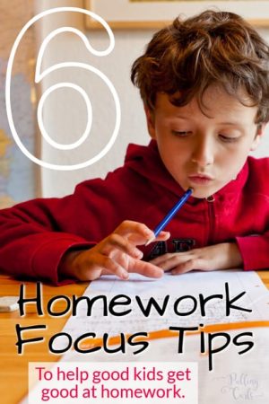 get focused on homework