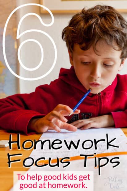 tips for focusing on homework