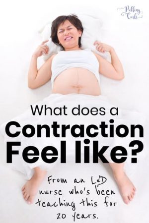 What does a contraction feel like?