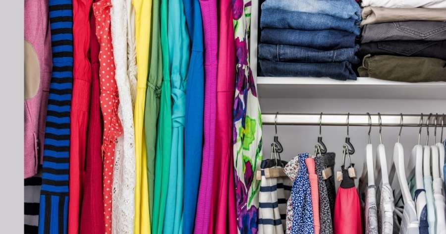 Closet shelves for renters. Command hooks and wire shelving from