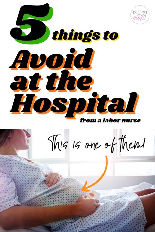 5 things to avoid in labor and deliver y / pregnant woman in hospital bed