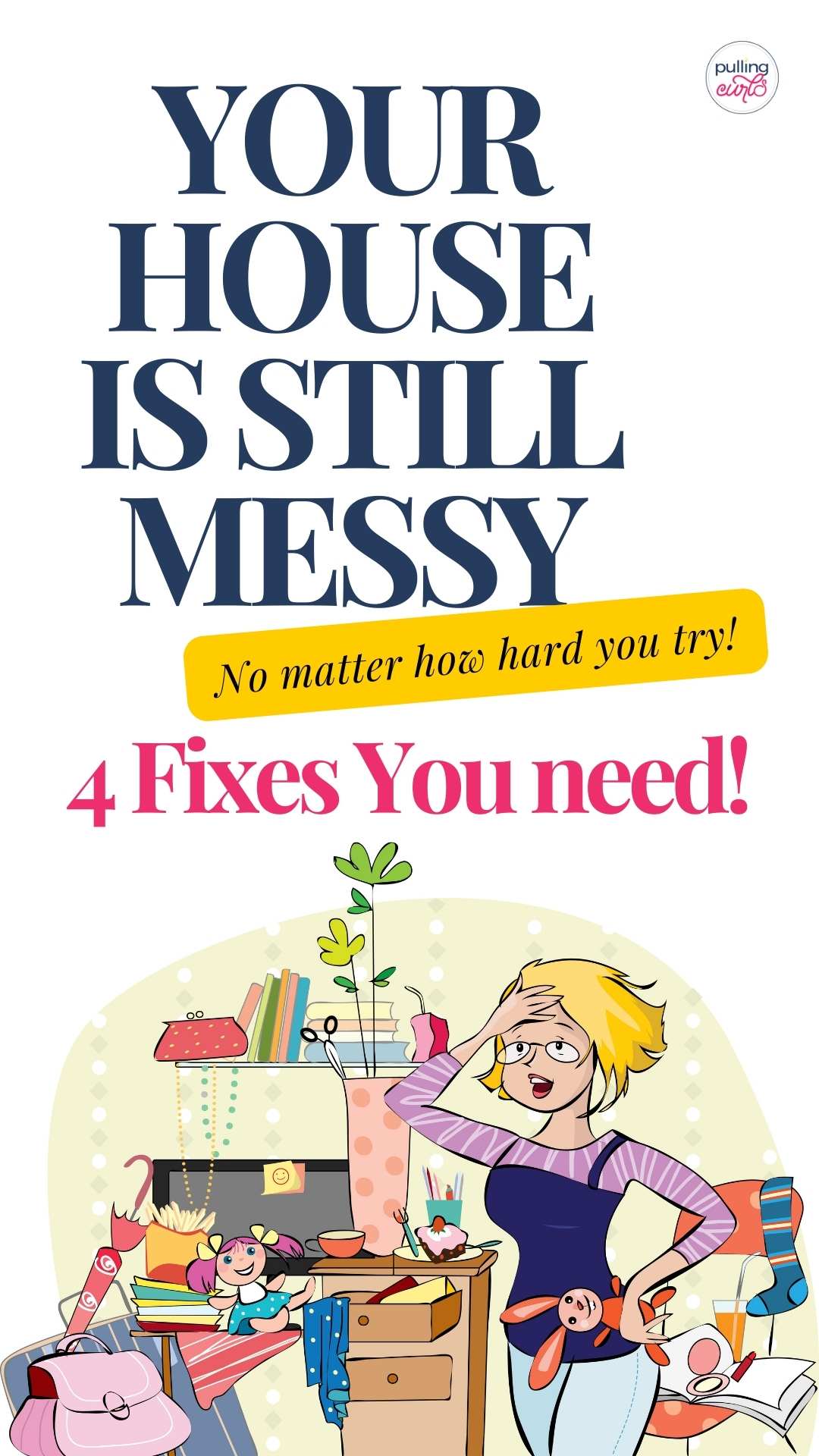 Wonder why your house is still messy despite all your hard work? I'll uncover the common hurdles in maintaining a tidy home and how to finally break free from them. Are you holding on to too much stuff, or is your routine working against you? Let's find answers and solutions! via @pullingcurls