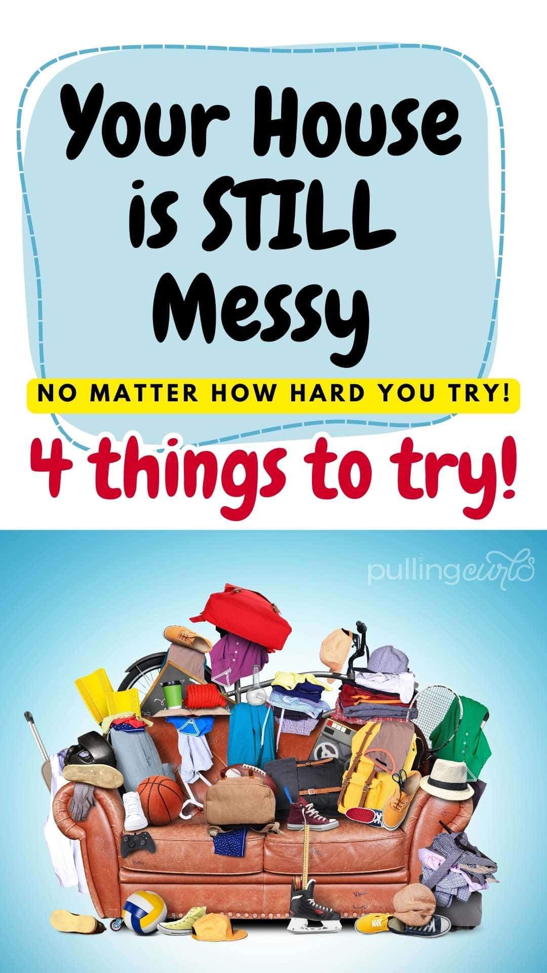 Wonder why your house is still messy despite all your hard work? I'll uncover the common hurdles in maintaining a tidy home and how to finally break free from them. Are you holding on to too much stuff, or is your routine working against you? Let's find answers and solutions! via @pullingcurls