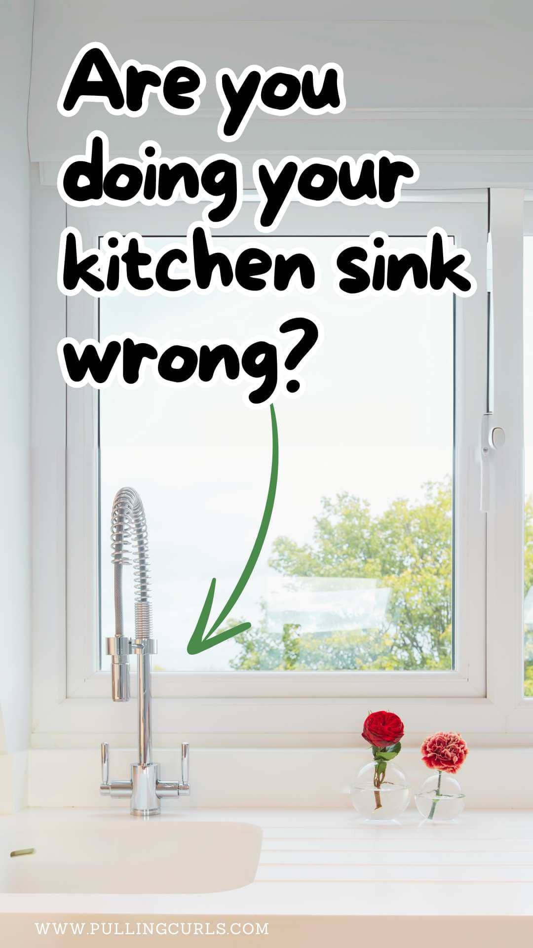 Looking to spruce up your kitchen? Check out our fabulous collection of kitchen sink hacks 🥄! From creative organizational tips to fun DIY projects, we've got you covered! Say goodbye to clutter and hello to a beautifully organized sink area💚! via @pullingcurls