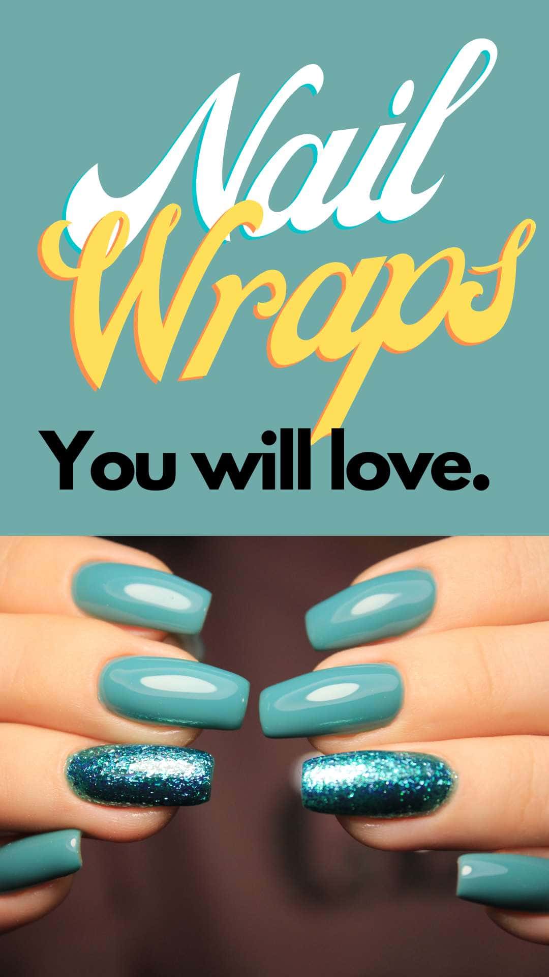 nails with nail wraps. nail wraps you will love! via @pullingcurls