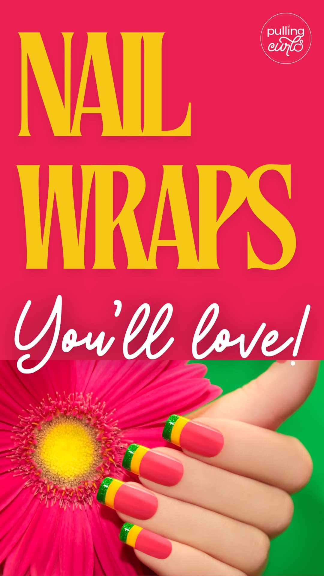 nails with nail wraps // nail wraps you'll love. via @pullingcurls