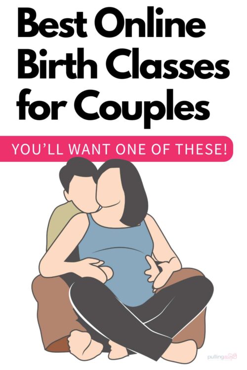 pregnant couple // best onlie birth classes for couples -- you'll want one of these!