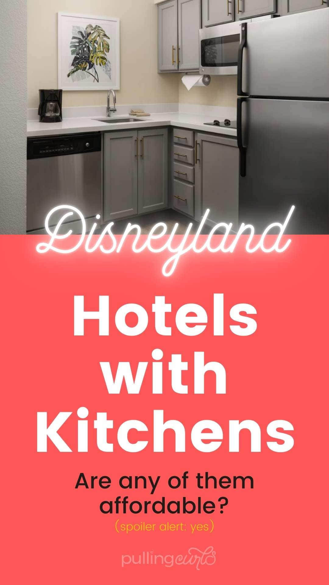 Find out about Disneyland resort area hotels equipped with kitchens. You'll learn about amenities and pricing, and get tips on which hotels are best for families, which are the most walkable, and where to find the best deals. Don't miss our recommendations for the top hotels for your 2024 trip! via @pullingcurls