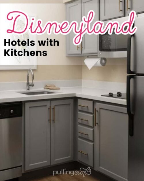 hotel kitchen at the Residence Inn Resort Area // Disneyland hotels with kitchens