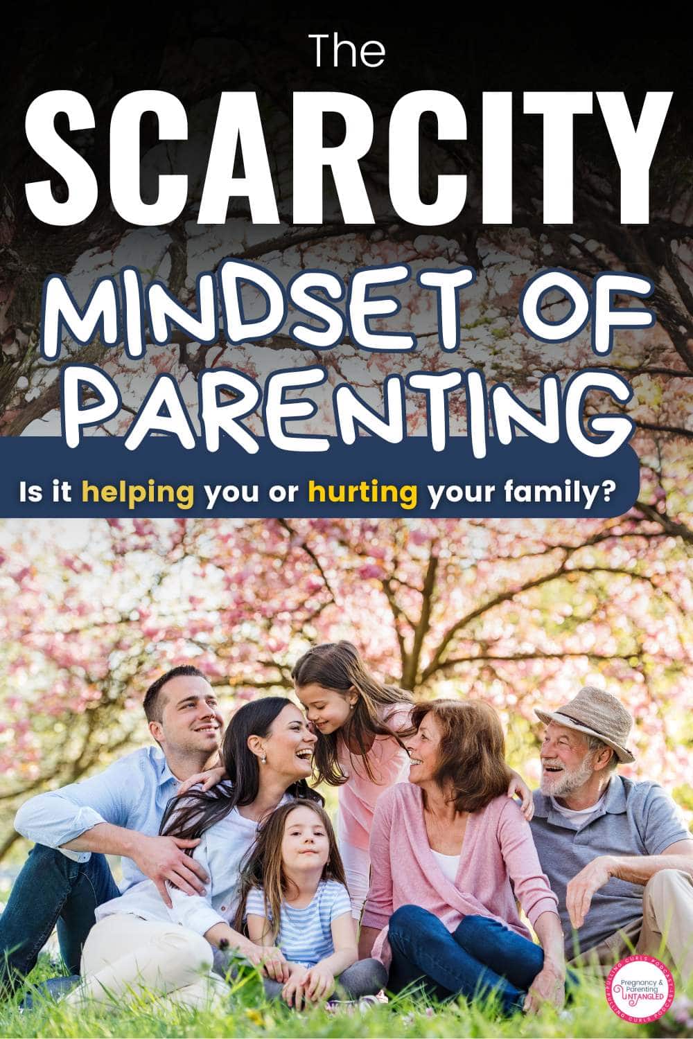 happy family // the scarcity mindset of parenting is it helping you are hurting your family? via @pullingcurls