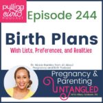 Episode 244 with Dr Nicole Rankins Birth plans