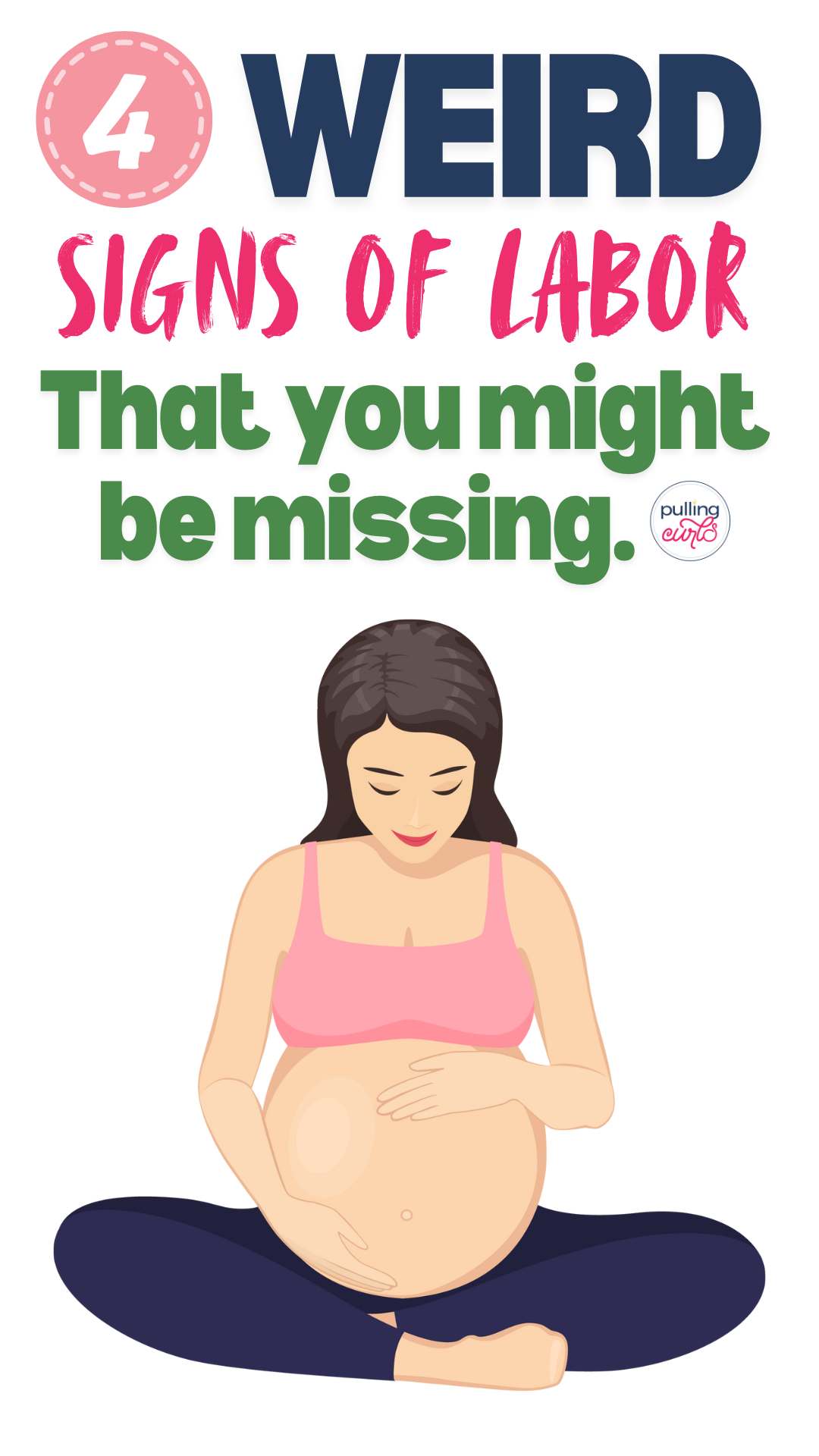 Wondering if you're in labor? You might be missing these weird signs! Learn to identify the under-the-radar changes your body undergoes before you head into active labor. Discover the signs many people unintentionally ignore until active labor begins. And remember, every pregnancy is unique; not everyone will experience these signs. via @pullingcurls