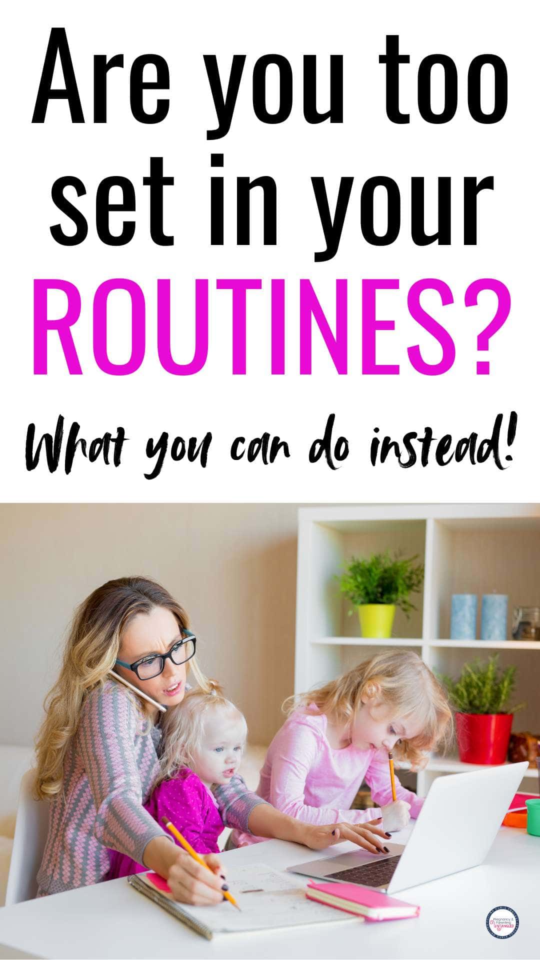 Feeling overwhelmed by your daily routines? Learn how to balance structure and spontaneity in your household chores and family activities. Find out how to create a flexible routine that still keeps everything running smoothly and reduces stress. Discover tips and tricks for adapting to unexpected changes without feeling guilty. Perfect for busy moms family routines, stress management, household chores, balance, flexibility, parenting tips, busy moms, reducing stress, adaptable routines. via @pullingcurls