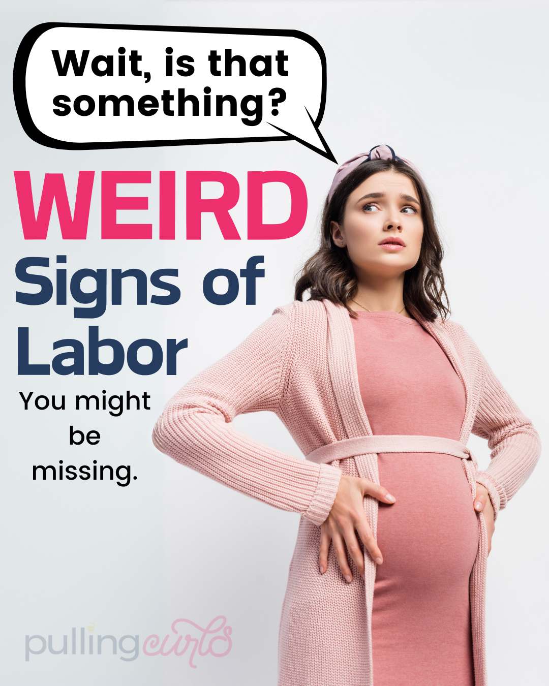 Wondering if you're in labor? You might be missing these weird signs! Learn to identify the under-the-radar changes your body undergoes before you head into active labor. Discover the signs many people unintentionally ignore until active labor begins. And remember, every pregnancy is unique; not everyone will experience these signs. via @pullingcurls