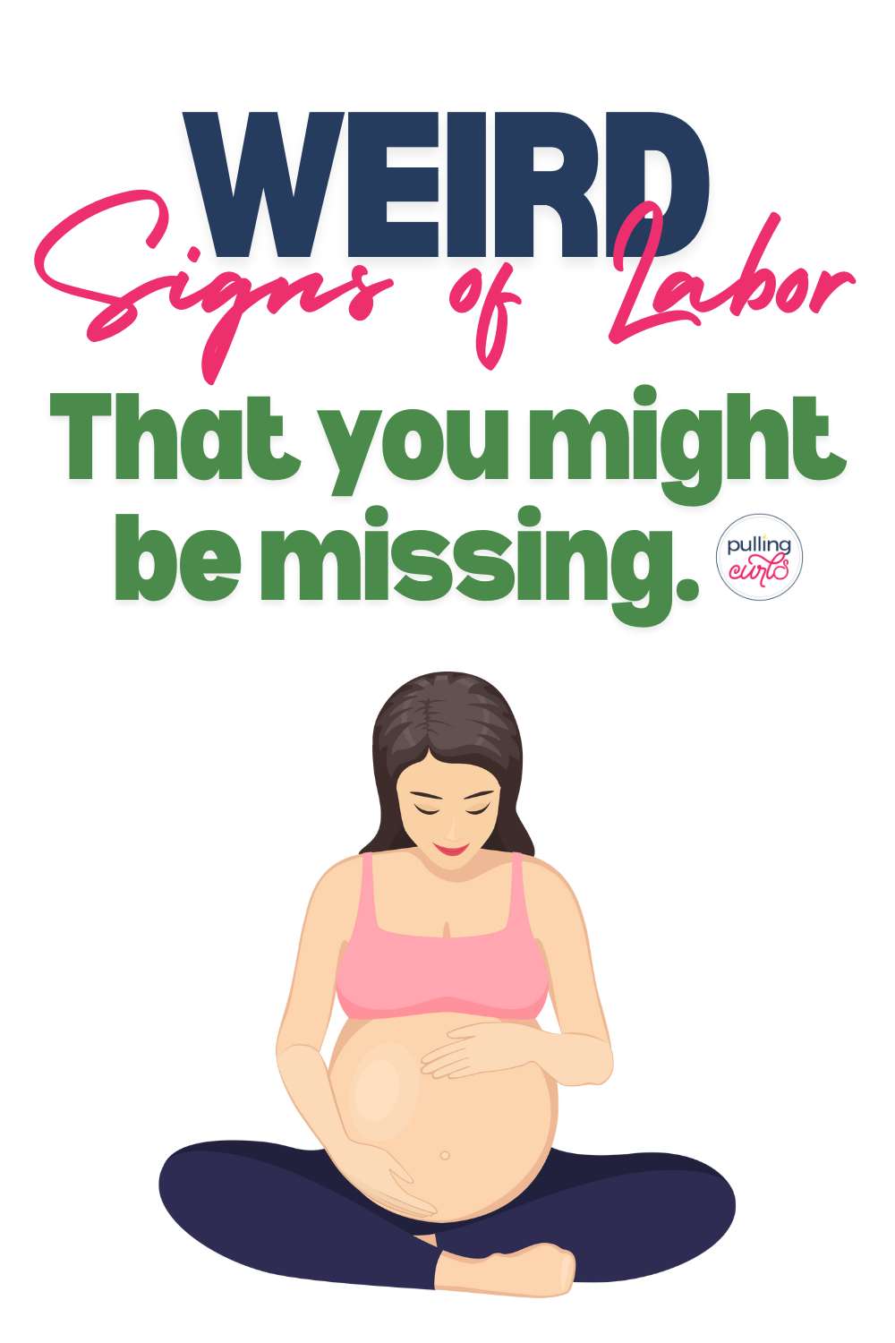 Wondering if you're in labor? You might be missing these weird signs! Learn to identify the under-the-radar changes your body undergoes before you head into active labor. Discover the signs many people unintentionally ignore until active labor begins. And remember, every pregnancy is unique; not everyone will experience these signs. via @pullingcurls