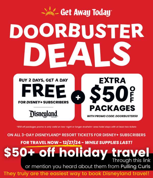 Get Away Today Doorbuster Disneyland deals