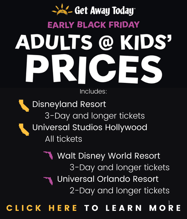 adults at kid's prices black friday sale -- Get Away Today