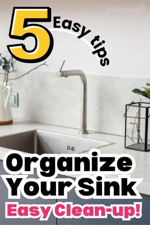 5 easy tips to organize your sink