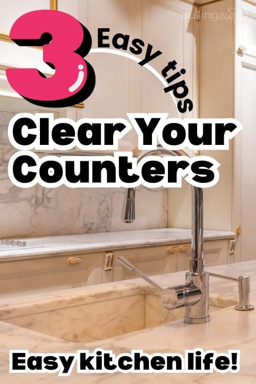 3 easy tips to clean your counters