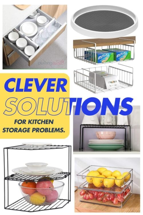 clever storage solutions in the kitchen