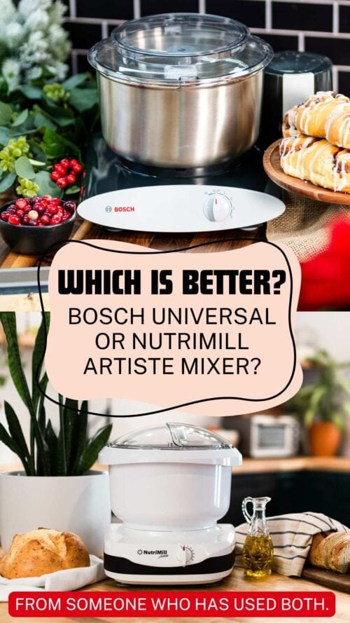 Bosch Universal vs Nutrimill Artiste